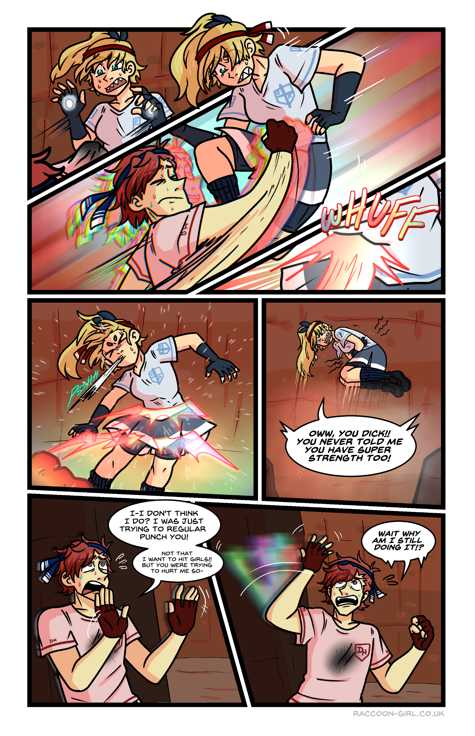 he doesnt want to hit girls (again)